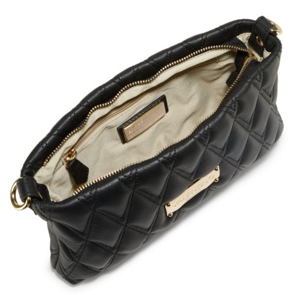 Valentino Vanille D Sauvage Black Quilted Shoulder Bag - Picture 6 of 16